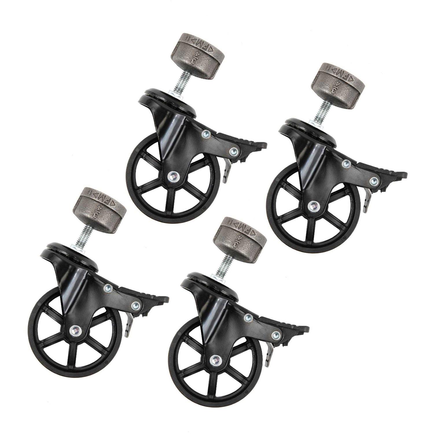 PIPE DECOR Black Iron Floor Flange - Zenithce