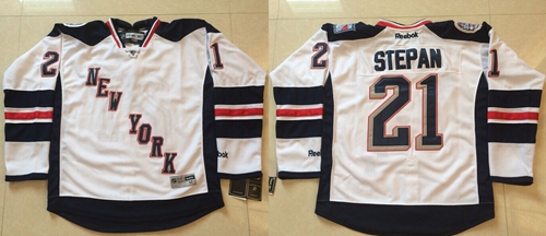 Rangers #21 Derek Stepan White 2014 Stadium Series Stitched Jersey - Zenithce