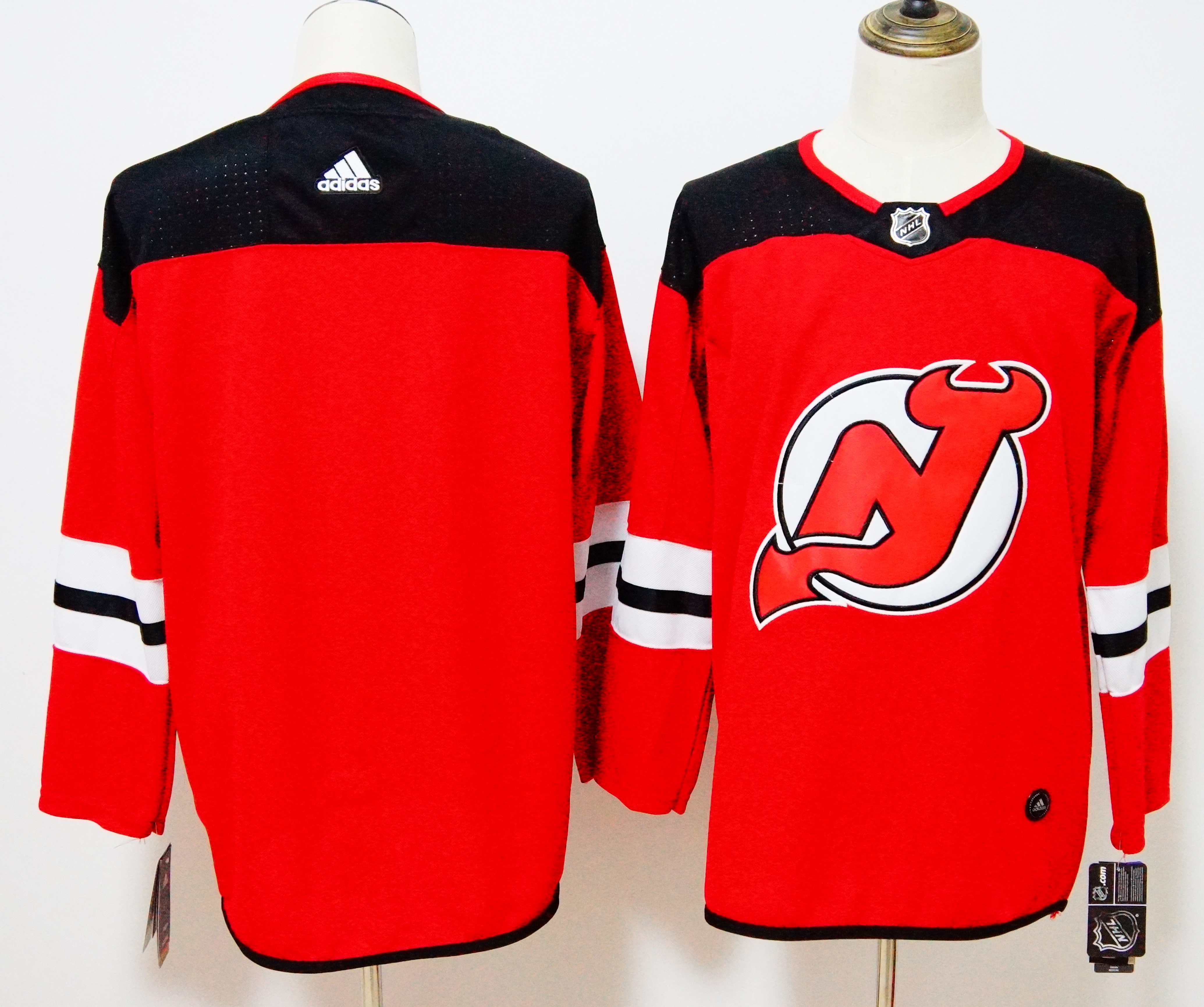 Devils Red Stitched Adidas Jersey - Zenithce