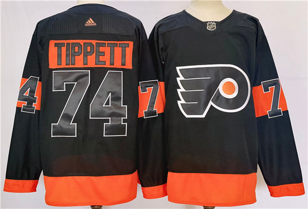 Philadelphia Flyers #74 Owen Tippett Black Stitched Jersey - Zenithce