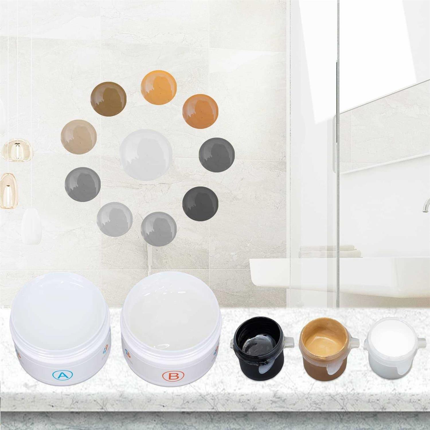 HomeTinker Marble Repair Kit & Granite Repair Kit, Corian Repair Kit for Marble Granite Quartz Corian Tiles and Stones - Zenithce