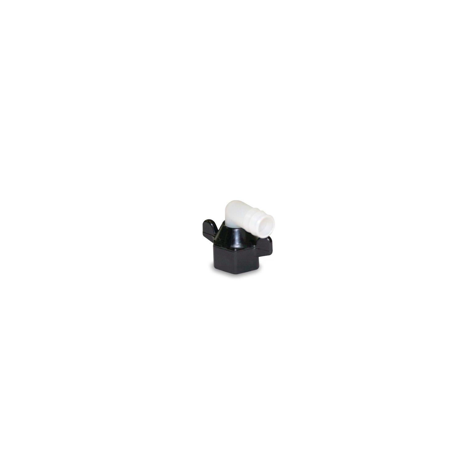 Shurflo 244-2926 Straight Fitting Wingnut Swivel Nylon 1/2-14 NPT x 1/2 Barb - Zenithce