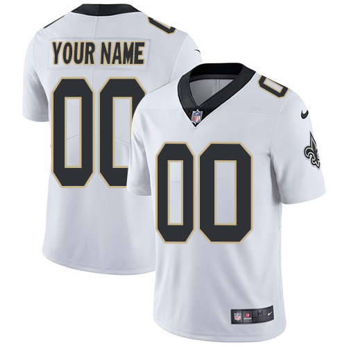 New Orleans Saints Customized White Vapor Untouchable NFL Stitched Limited Jersey - Zenithce