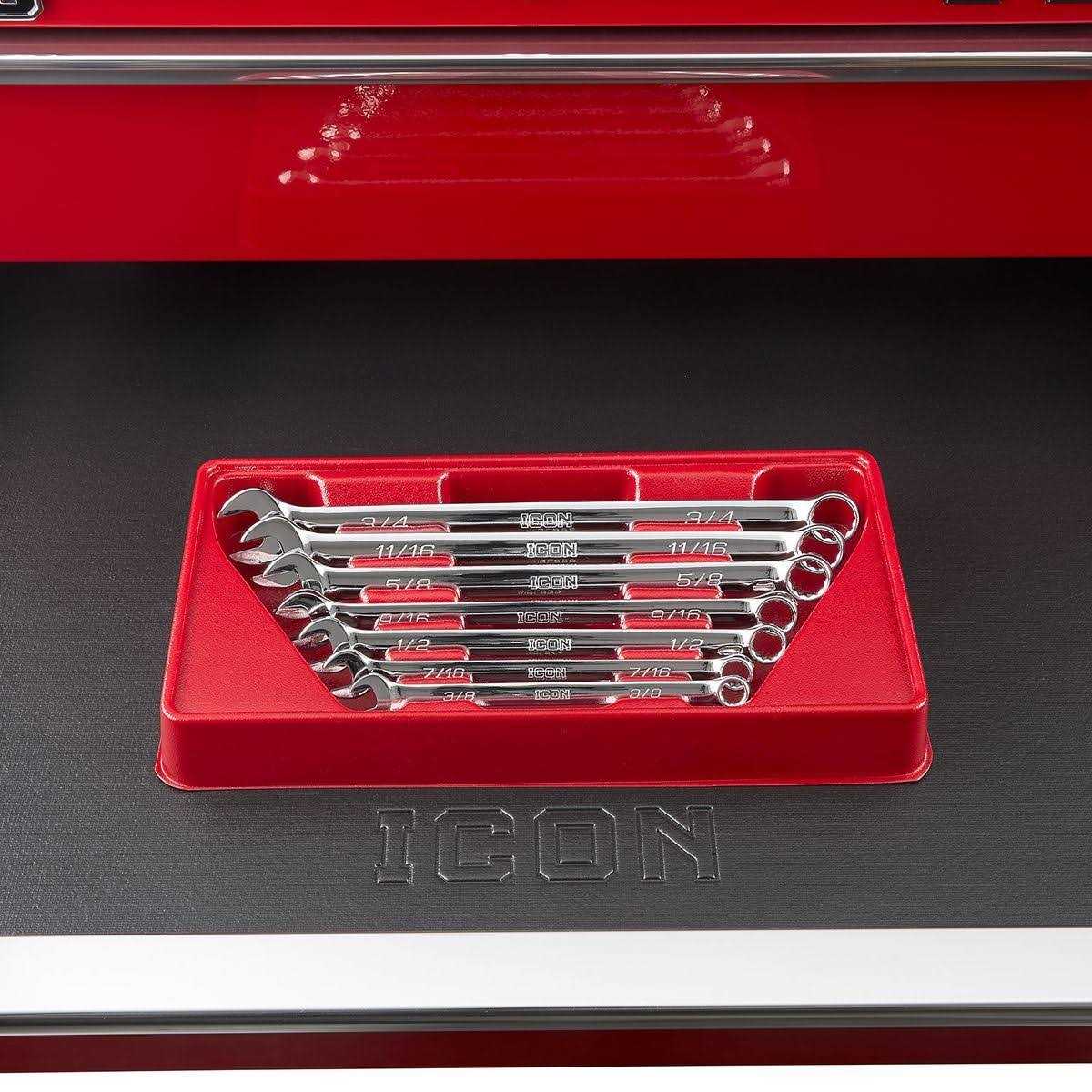 Icon Professional Long Metric Combination Wrench Set - Zenithce