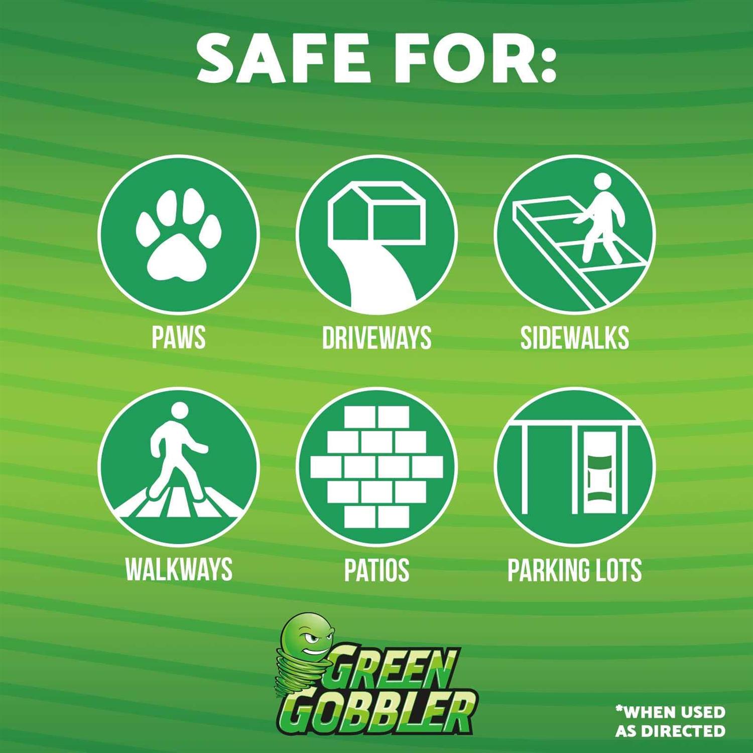 Green Gobbler Pet Safe Ice Melt Fast Acting Treatment - Zenithce