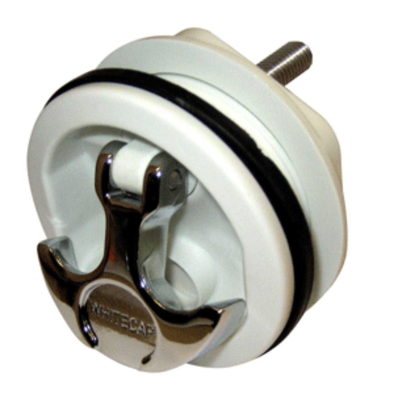 Whitecap T-Handle Latch Chrome Plated Zamac/Black Nylon - Zenithce