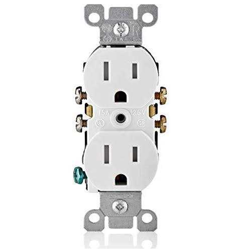 Leviton T5320-WMP Duplex Tamper Resistant Receptacle - Zenithce