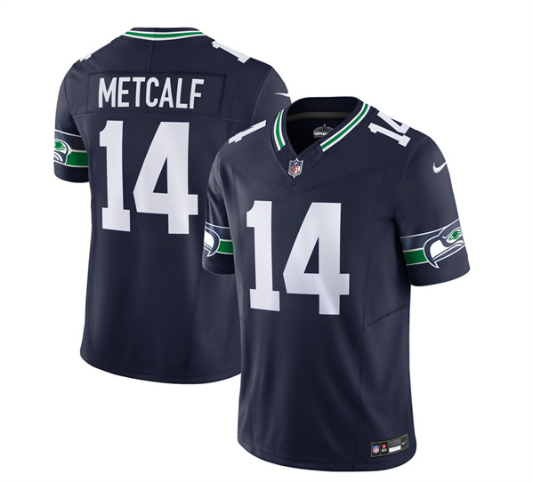 Seattle Seahawks #14 DK Metcalf 2023 F.U.S.E. Navy Limited Stitched Jersey - Zenithce