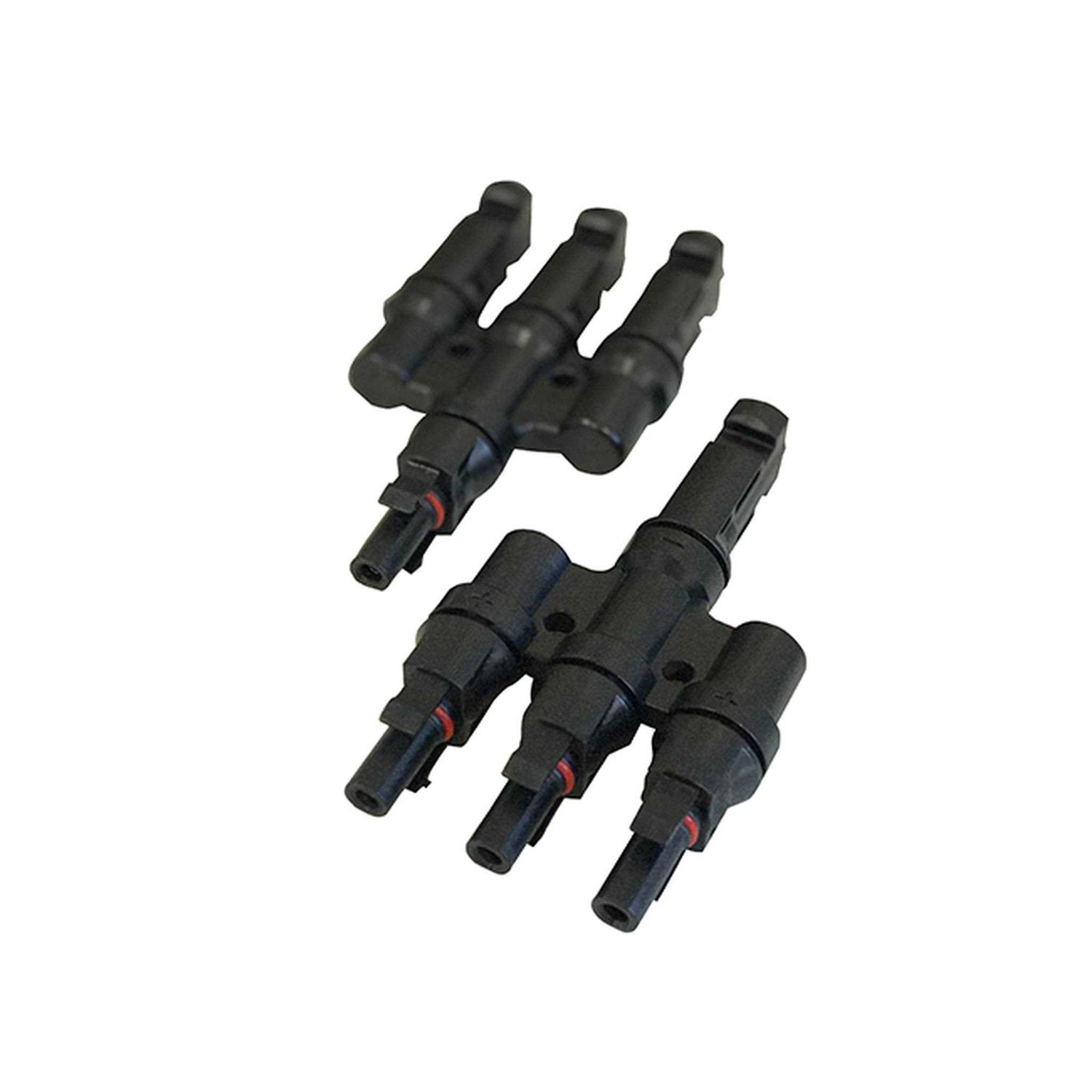 Renogy Solar Male and Female Y Parallel Branch Connectors MFFFF Plus FMMMM Pair - Zenithce