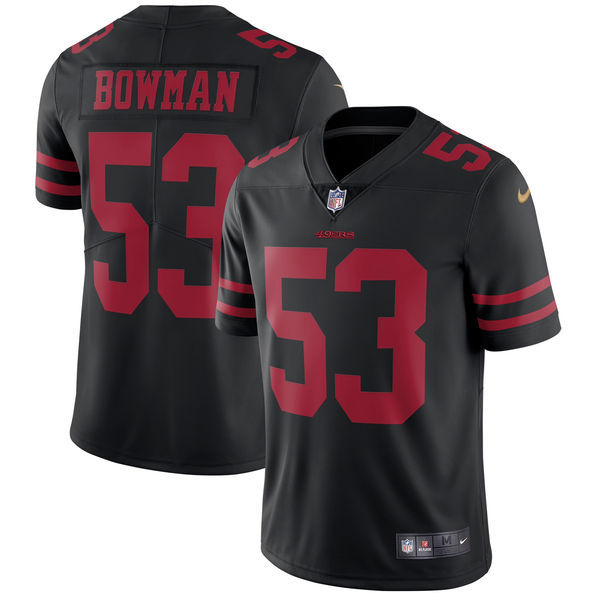 San Francisco 49ers #53 NaVorro Bowman Nike Black Vapor Untouchable Limited Stitched Jersey - Zenithce