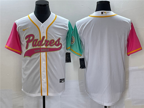 San Diego Padres Blank White City Connect Cool Base Stitched Jersey - Zenithce