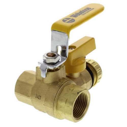 Webstone Brass w/Drain,3-Way,IPSxHose,1/2 in 40612 - Zenithce