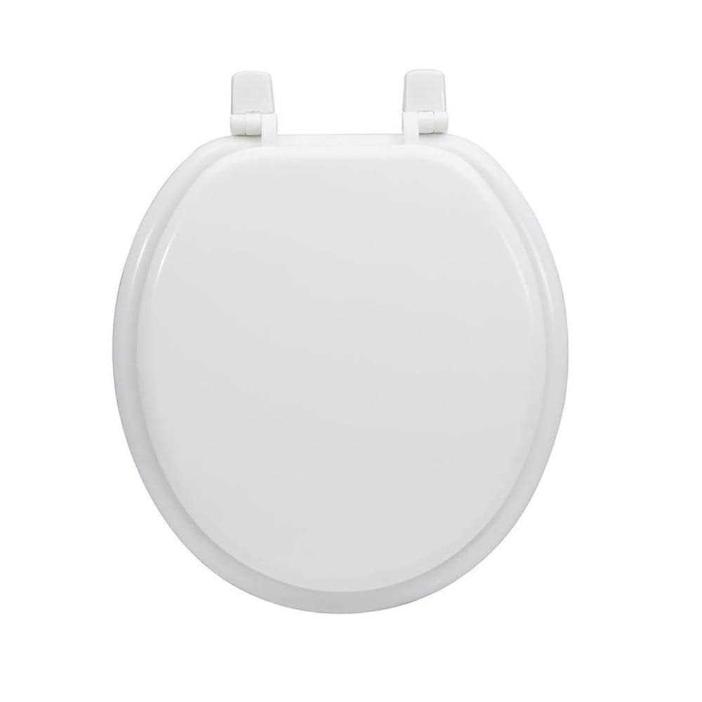 Project Source Pro-Flush White Round Chair Height 2-piece WaterSense Toilet 12-in Rough-in - Zenithce