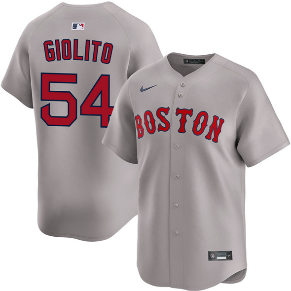 Boston Red Sox #54 Lucas Giolito Gray 2024 Away Limited Stitched Jersey - Zenithce