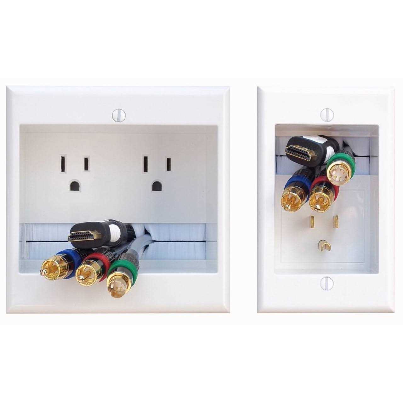 PowerBridge TWO-CK In-Wall Cable Management System for Wall-Mounted TVs - Zenithce