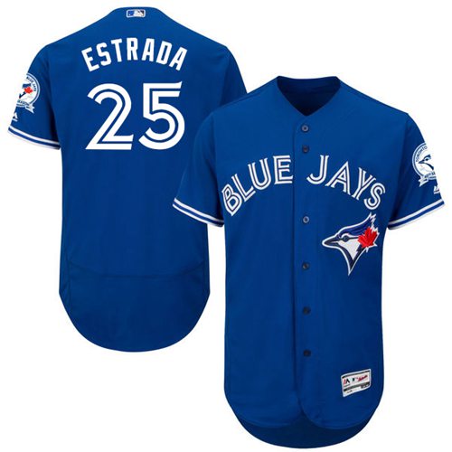 Blue Jays #25 Marco Estrada Blue Flexbase Authentic Collection Stitched Jersey - Zenithce