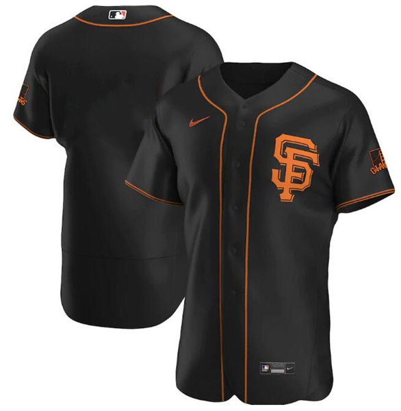 San Francisco Giants Blank Black Flex Base Stitched Jersey - Zenithce
