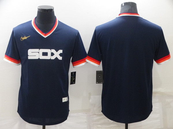 Chicago White Sox Blank Navy Stitched Jersey - Zenithce