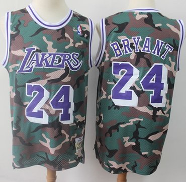 Swingman Lakers #24 Kobe Bryant Camo Stitched Jersey - Zenithce