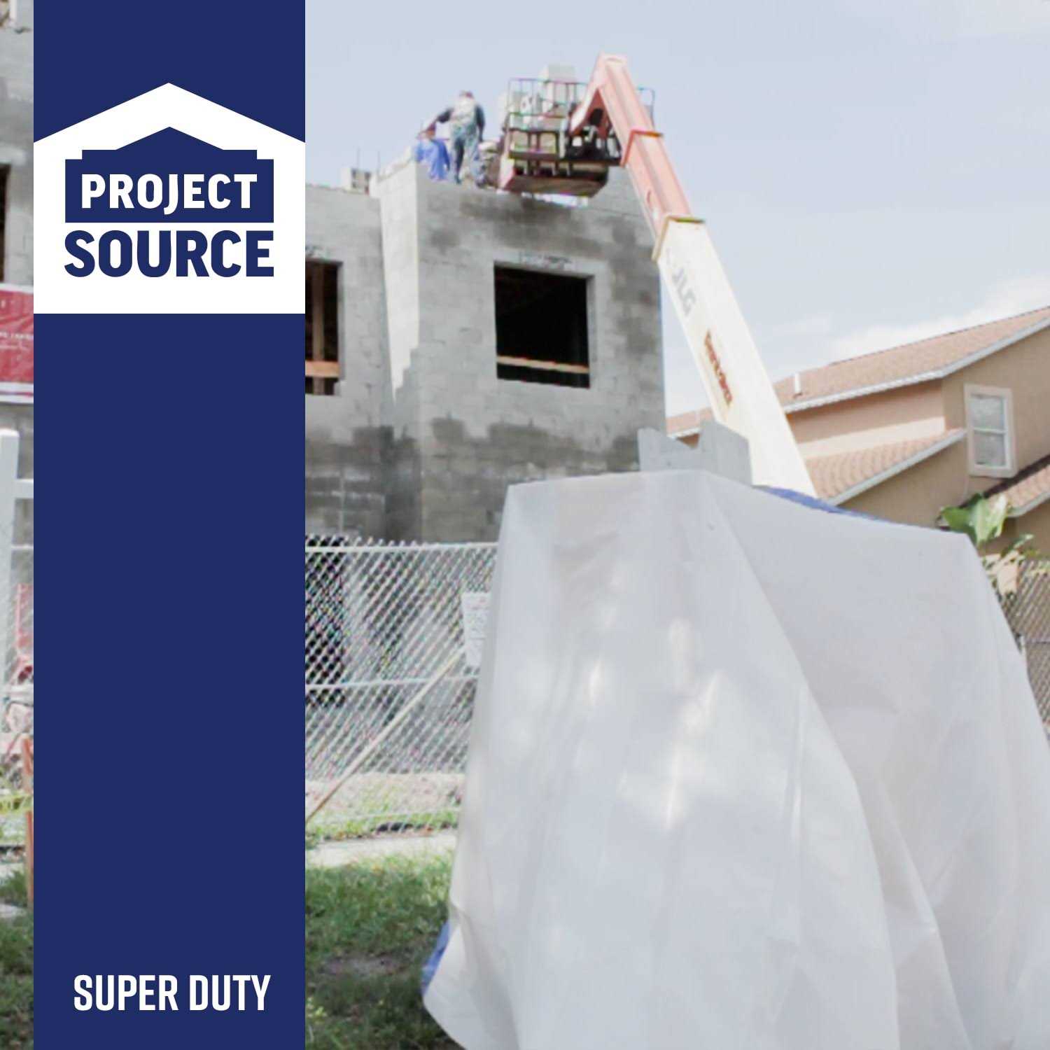 Project Source 10-ft x 25-ft Clear Plastic Sheeting 110CT - Zenithce