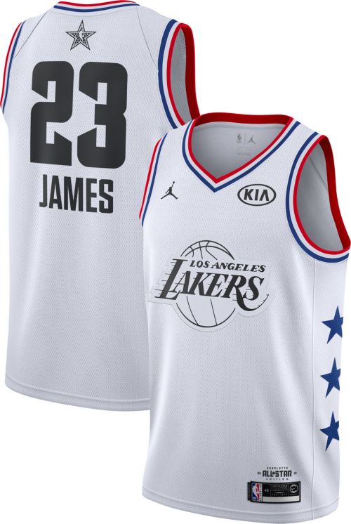 Jordan 2019 All-Star Game #23 LeBron James White Dri-FIT Swingman Jersey - Zenithce