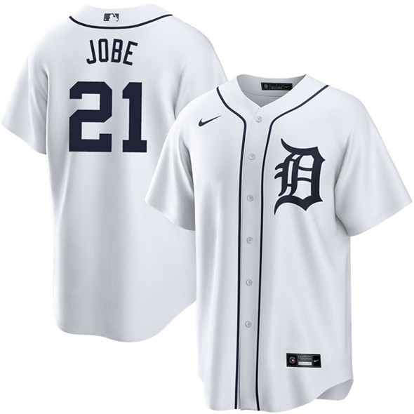 Detroit Tigers #21 Jackson Jobe White Cool Base Stitched Jersey - Zenithce