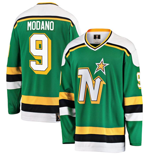 Dallas Stars #9 Mike Modano Green Stitched Jersey - Zenithce