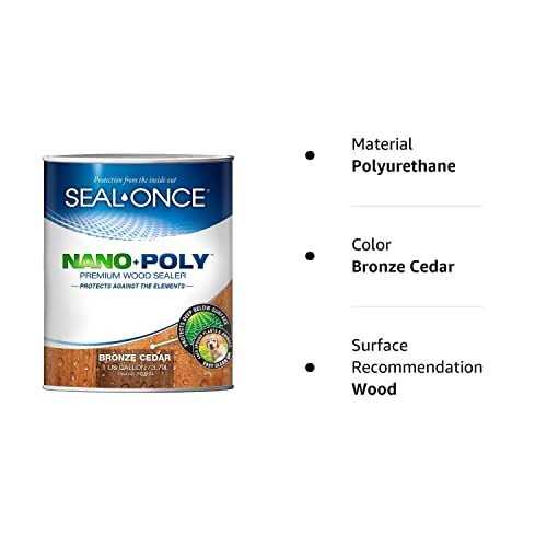 Seal-Once Nano+Poly Wood Sealer - Zenithce