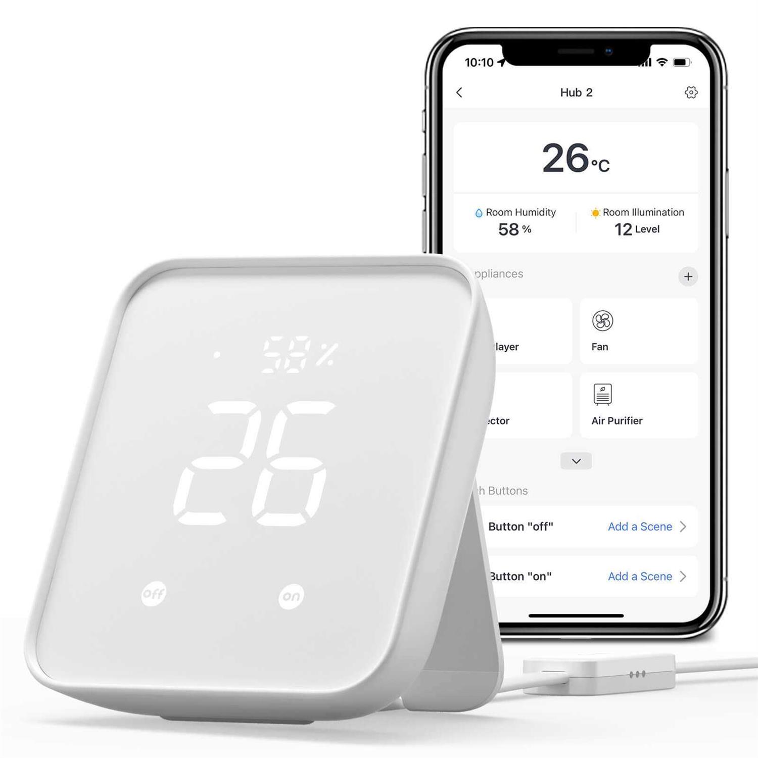 SwitchBot Curtain Smart Electric Motor Wireless App Automate Timer Control Add SwitchBot Hub to Make it Compatible with Alexa - Zenithce