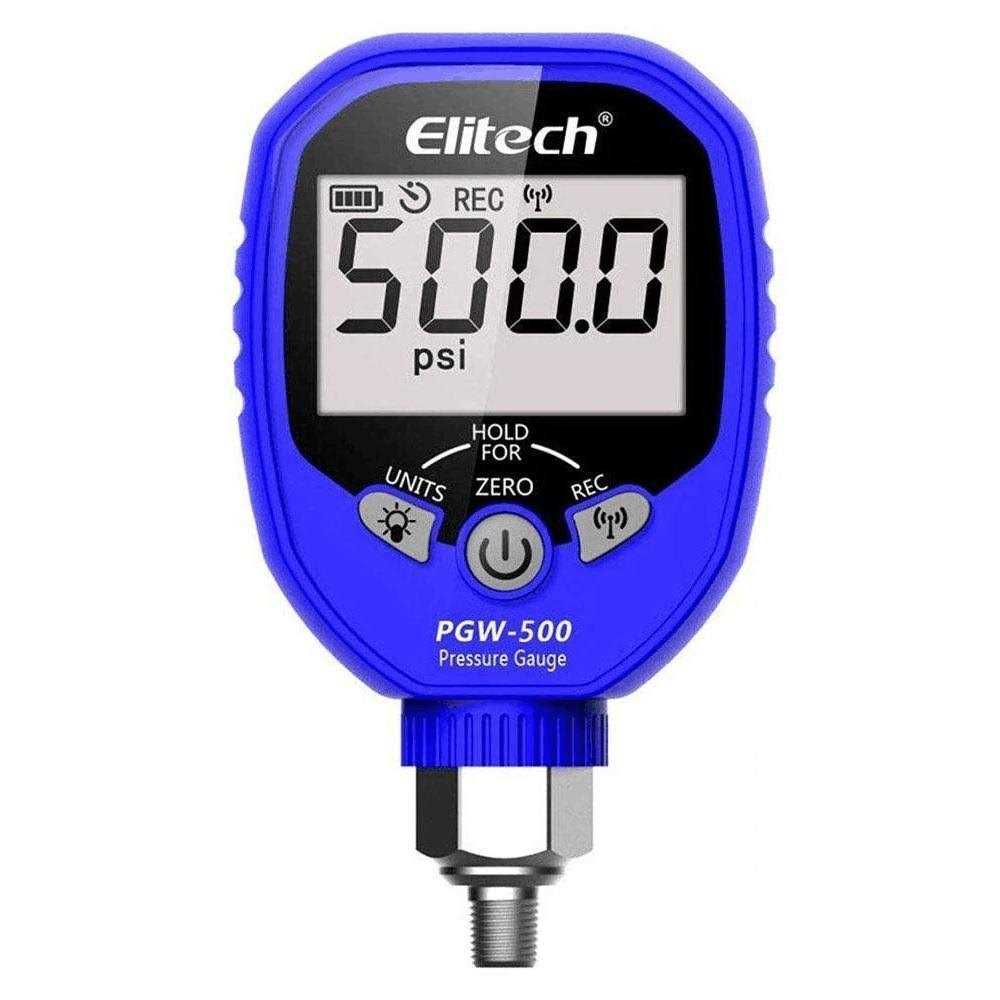 Elitech Intelligent HVAC Vacuum Pump 7 CFM 2 Stage Vacuum Gauge App Control - Zenithce