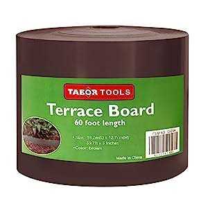 Tabor Tools Terrace Board Landscape Edging Coil Grass Barrier Bender Board - Zenithce