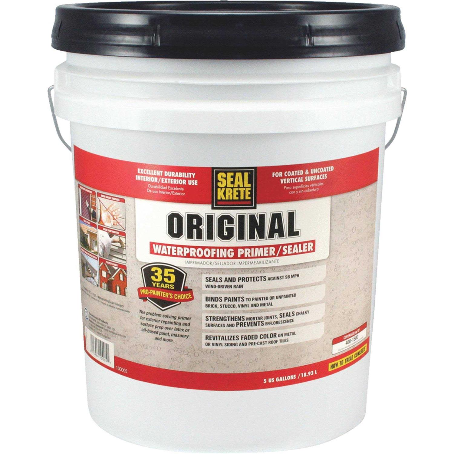 Seal-Krete 1 gal. Damplock Masonry Waterproofing Paint - Zenithce
