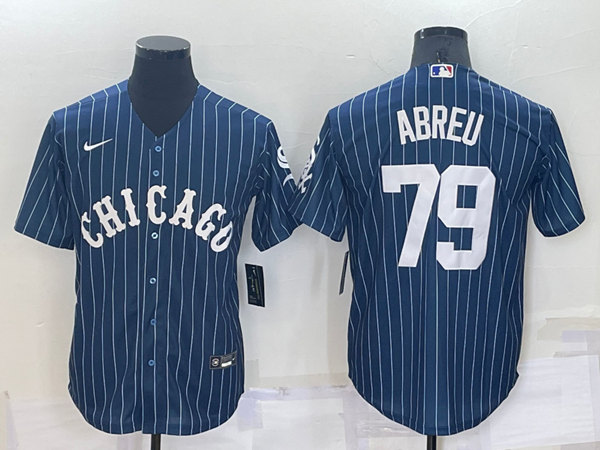 Chicago White Sox #79 Jose Abreu Navy Cool Base Stitched Jersey - Zenithce
