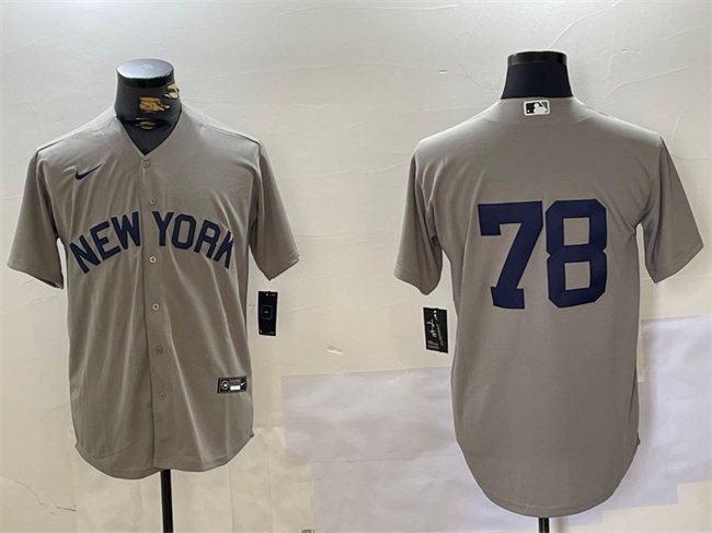 New York Yankees #78 Kellin Deglan Gray Cool Base Stitched Jersey - Zenithce