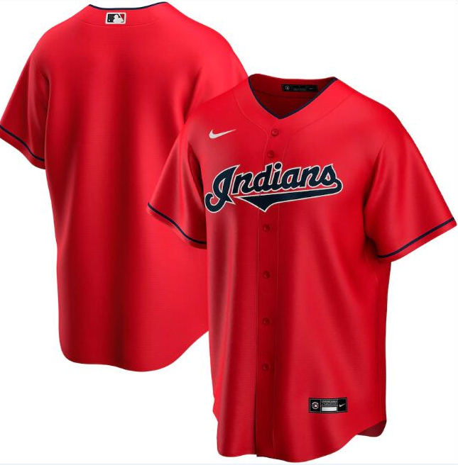 Cleveland Indians Red Cool Base Stitched Jersey - Zenithce