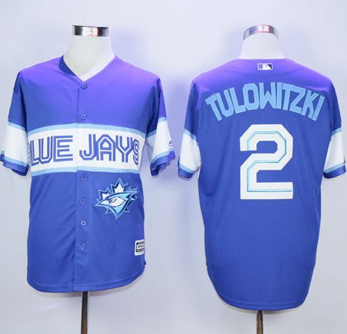 Blue Jays #2 Troy Tulowitzki Blue Exclusive New Cool Base Stitched Jersey - Zenithce