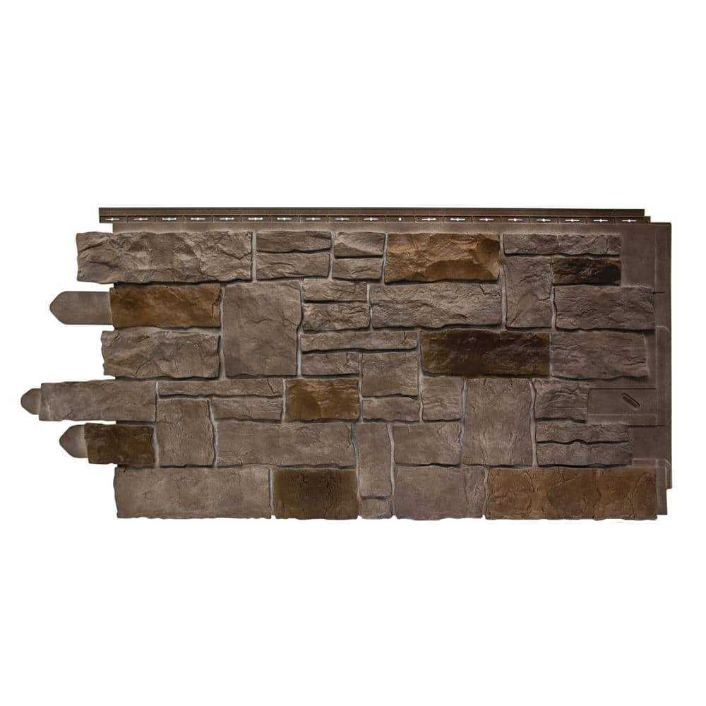 Novik 20.25 in. W x 45 Artisan Cut Polymer Stone Panel - Zenithce
