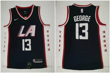 Clippers 13 Paul George Navy City Edition Swingman Jersey - Zenithce