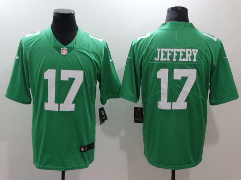Philadelphia Eagles #17 Alshon Jeffery Green Throwback Vapor Untouchable Limited Stitched Jersey - Zenithce