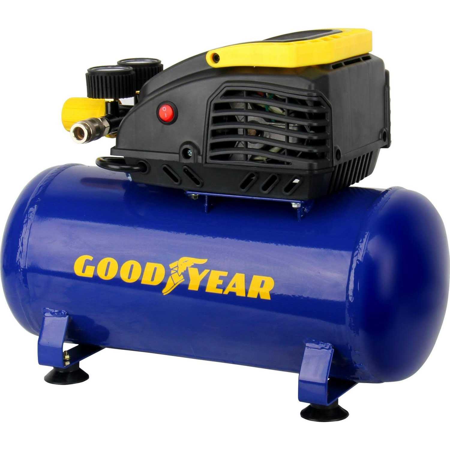 Goodyear 10 Gallon Air Compressor. Vertical Portable. 150 Max Psi. - Zenithce