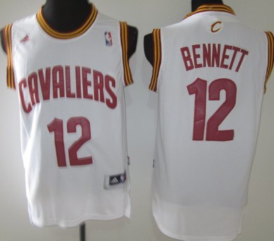 Cleveland Cavaliers #12 Anthony Bennett Revolution 30 Swingman White Jersey - Zenithce