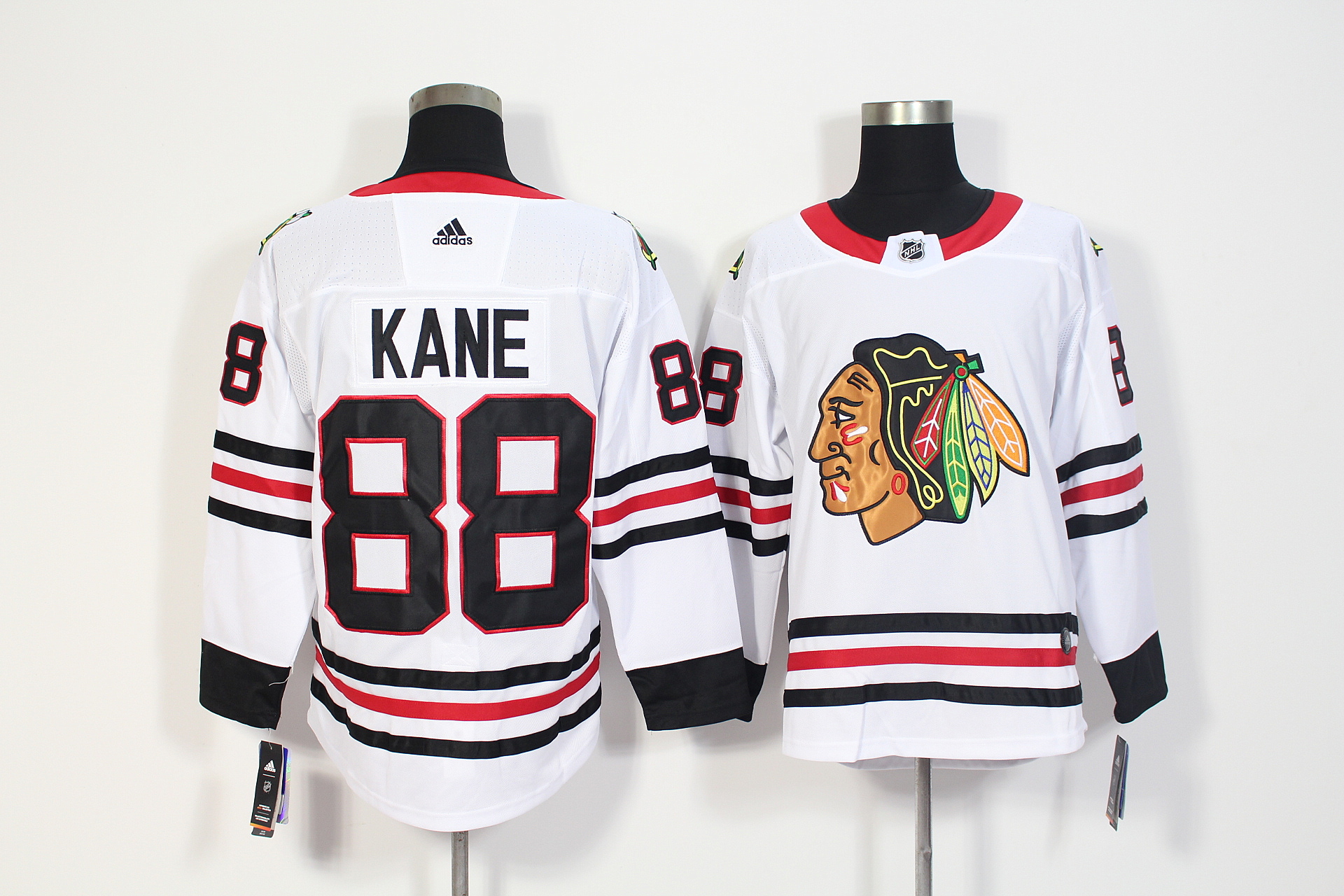 Chicago Blackhawks #88 Patrick Kane White Stitched Adidas Jersey - Zenithce