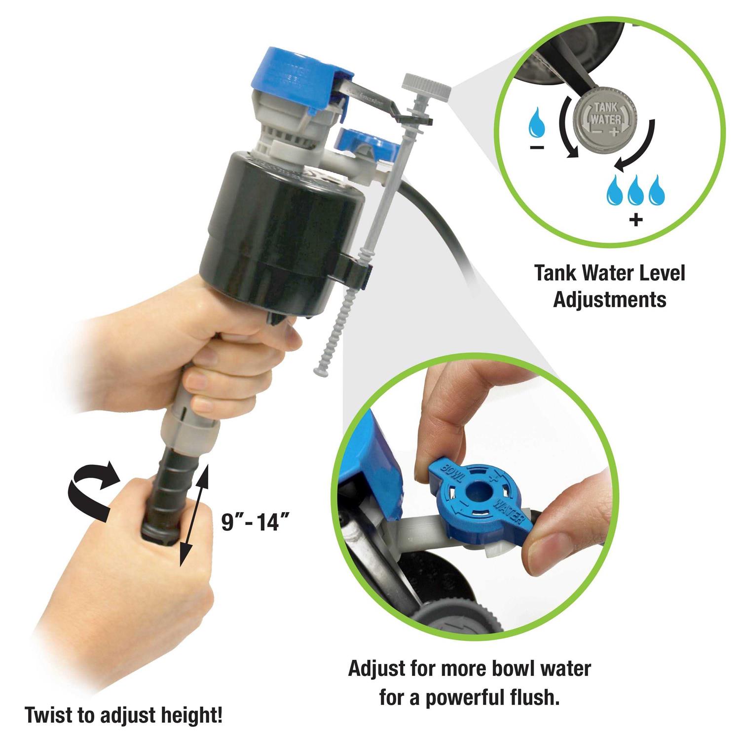 Fluidmaster Everything Complete Toilet Repair Kit - Zenithce