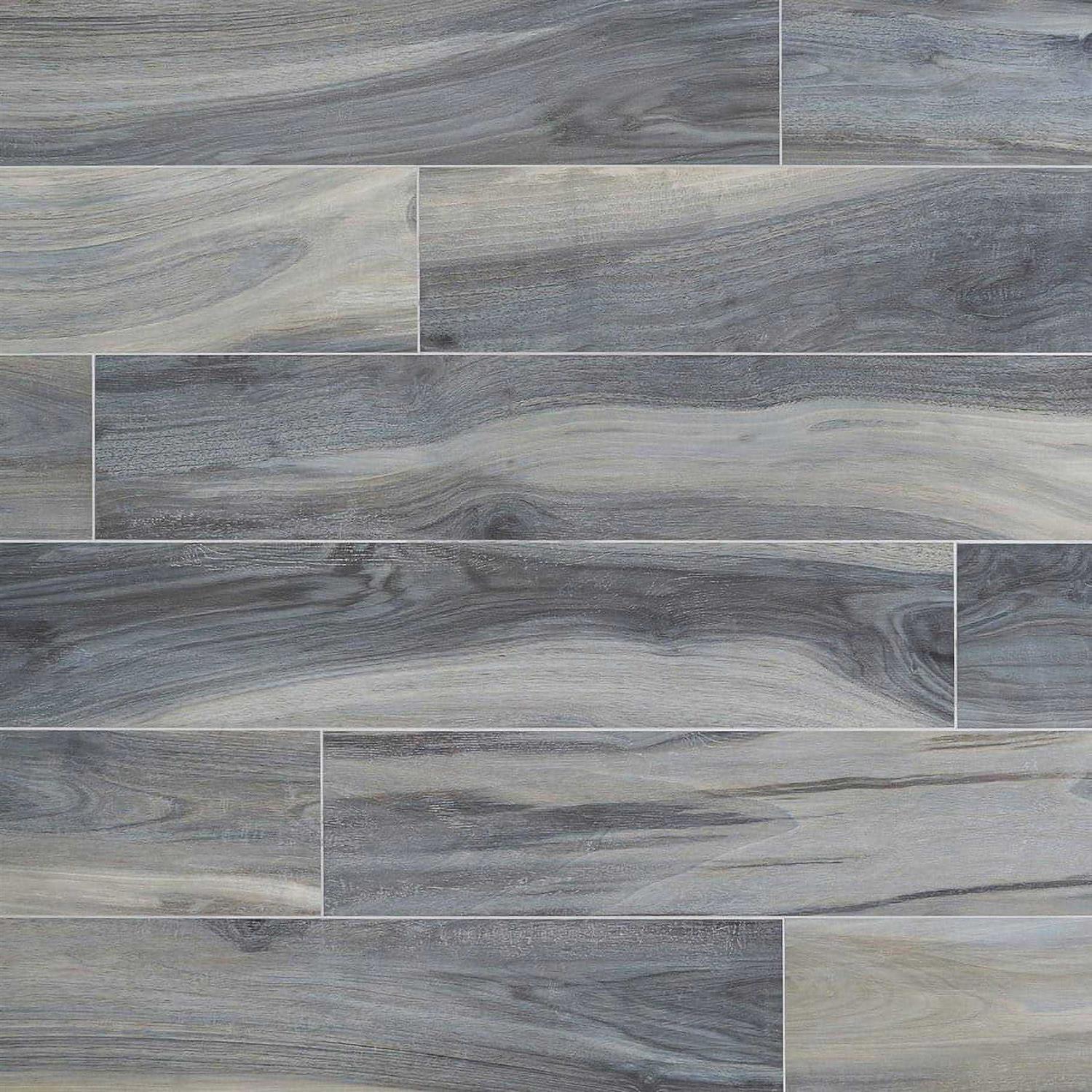 Ivy Hill Tile Amazonas Blue 8 in. x 48 in. Porcelain Floor and Wall Tile - Zenithce