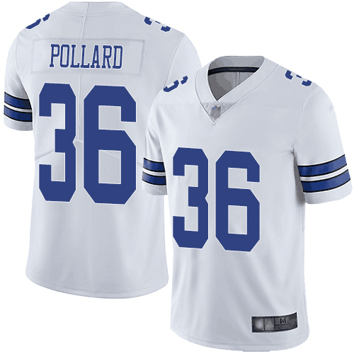 Dallas Cowboys #36 Tony Pollard White Vapor Untouchable Limited Stitched Jersey - Zenithce