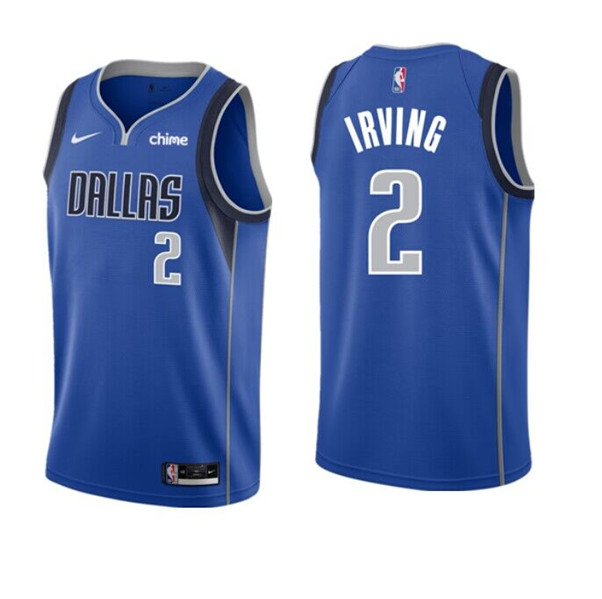 Dallas Mavericks #2 Kyrie Irving Blue Icon Edition Stitched Jersey - Zenithce