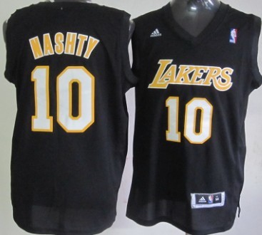 Los Angeles Lakers #10 Nashty Black Fashion Jersey - Zenithce