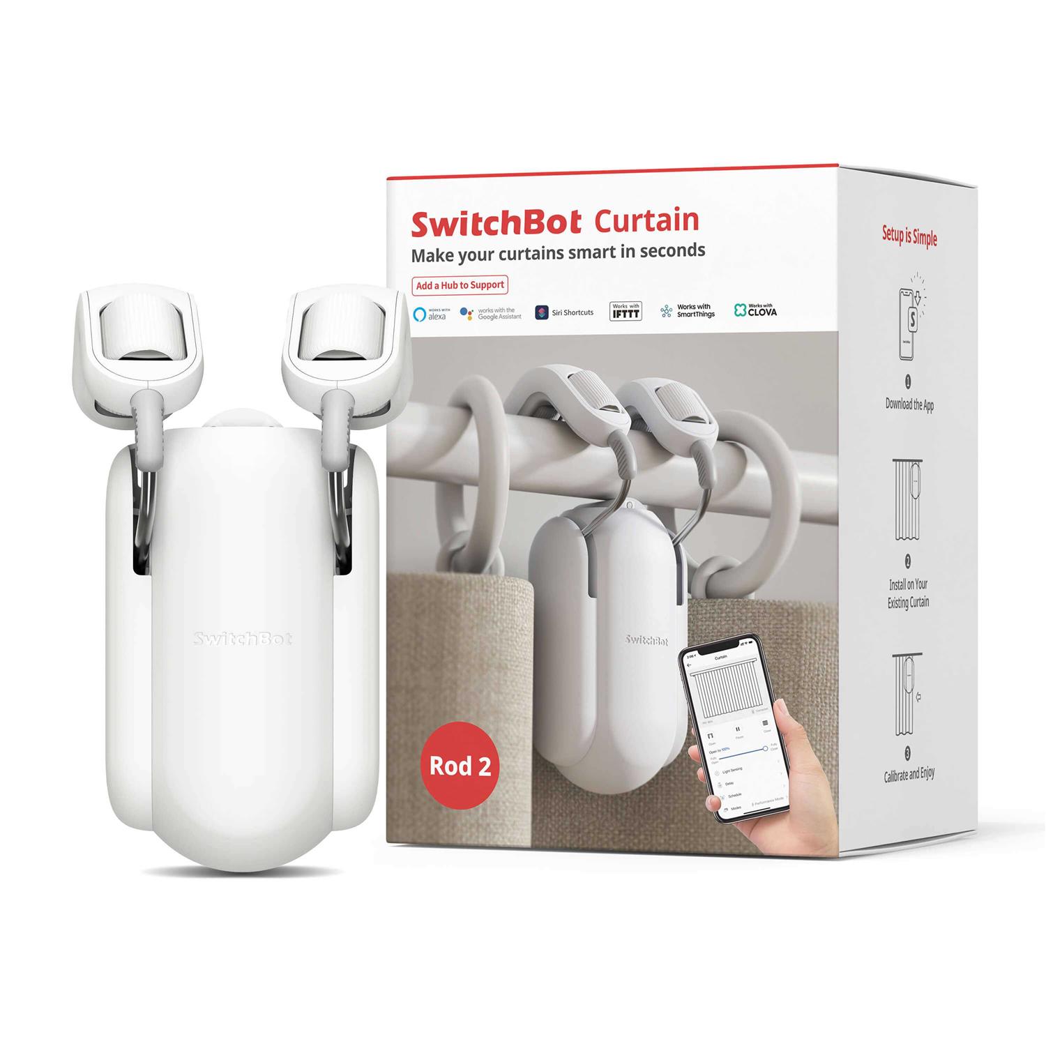 SwitchBot Curtain 3 Automatic Curtain Opener Smart Gadgets For Home 2023 - Zenithce