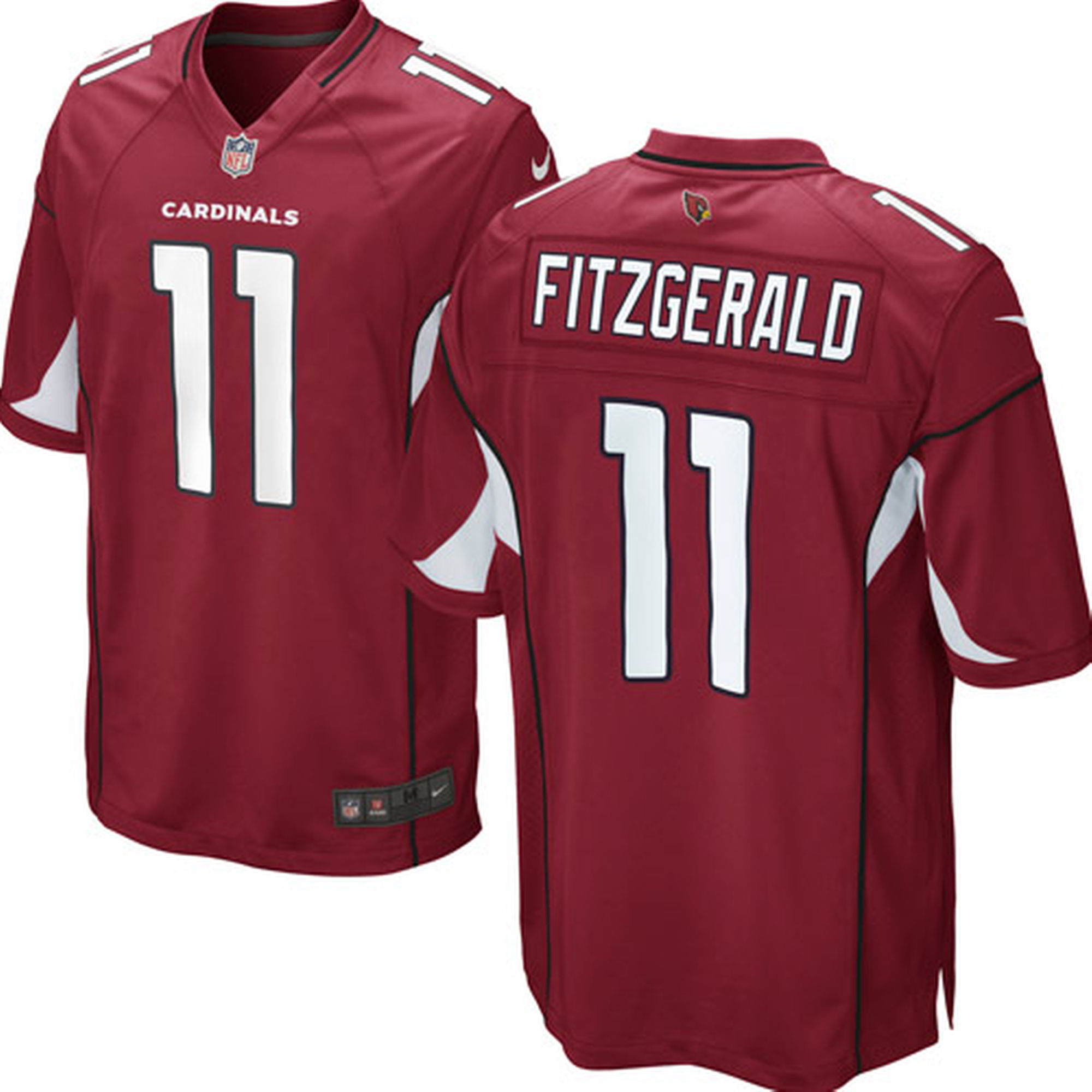Arizona Cardinals #11 Larry Fitzgerald Team Color Stitched Limited Jersey - Zenithce