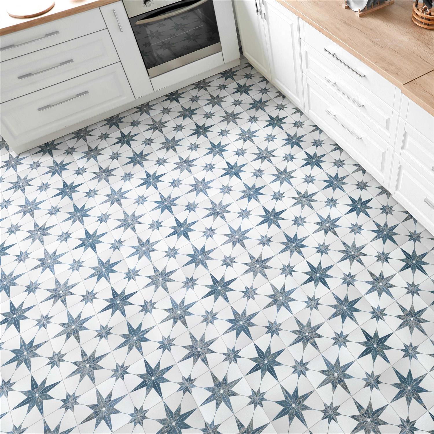 Merola Tile Captain Riptide 8 x 2 Blue Ceramic Specialty Trim - Zenithce
